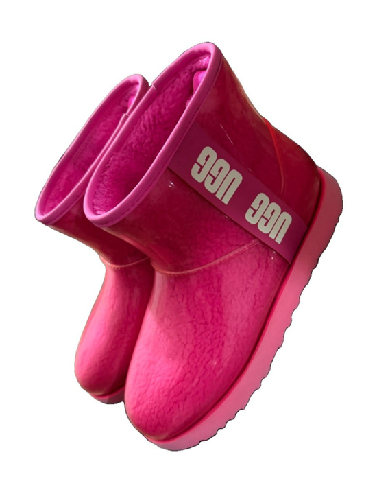 UGG Shoes - Ugg Classic Clear Mini Winter Snow Rain Boots Size 9 Pink